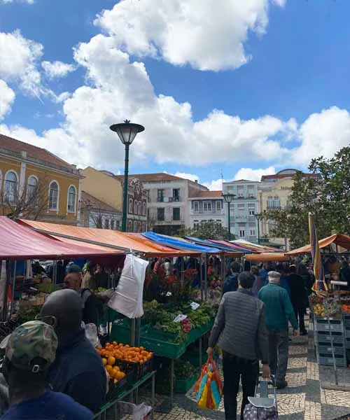 Typischer portugiesischer Markt