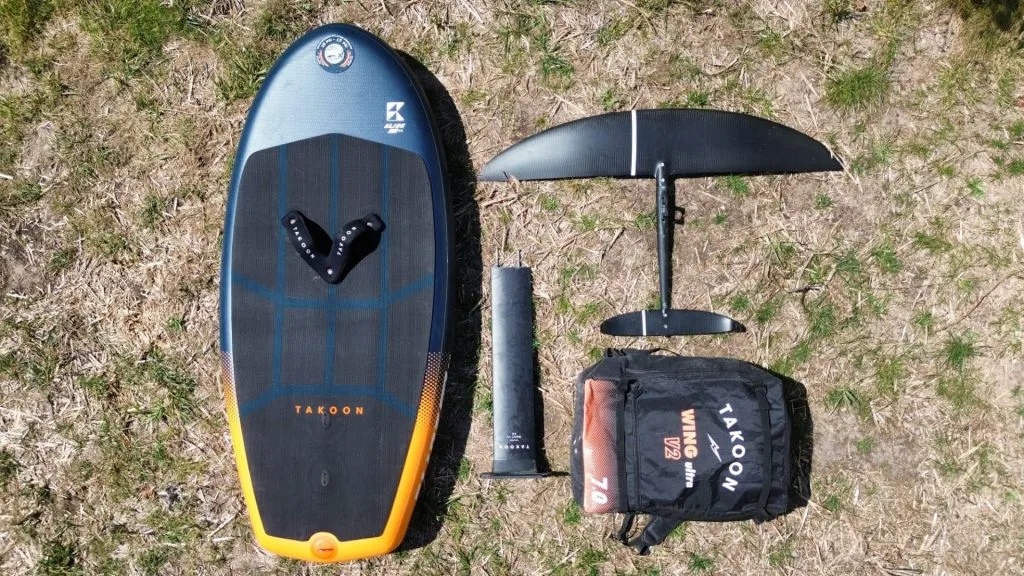 wingfoil débutant le matériel pour débuter