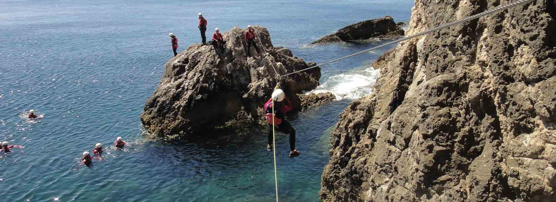 Coasteering activite insolite vers lisbonne