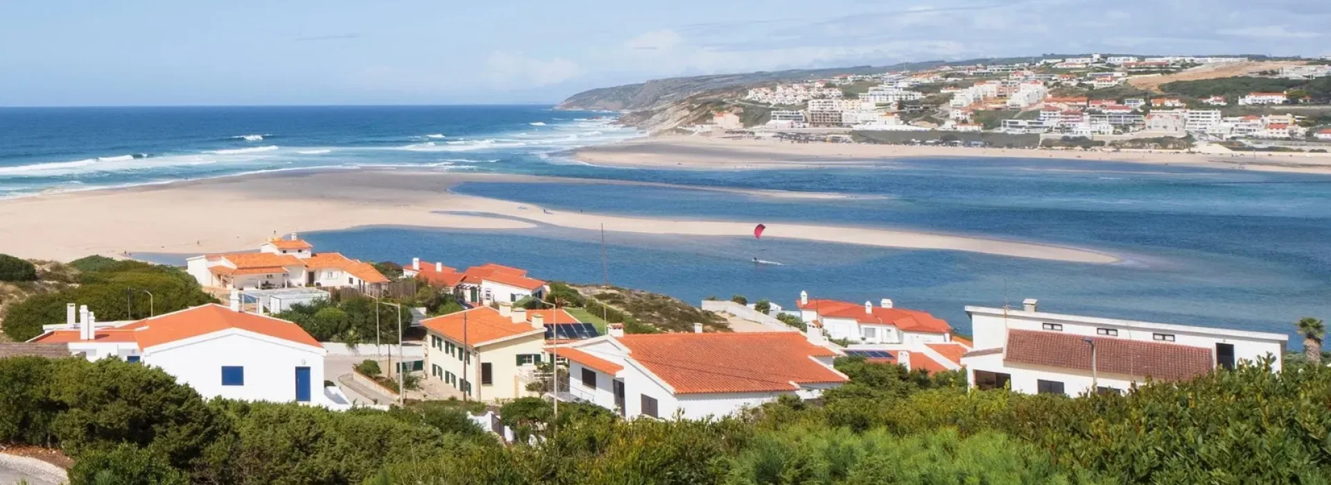 the lagoon of obidos best spot for kitesurfing