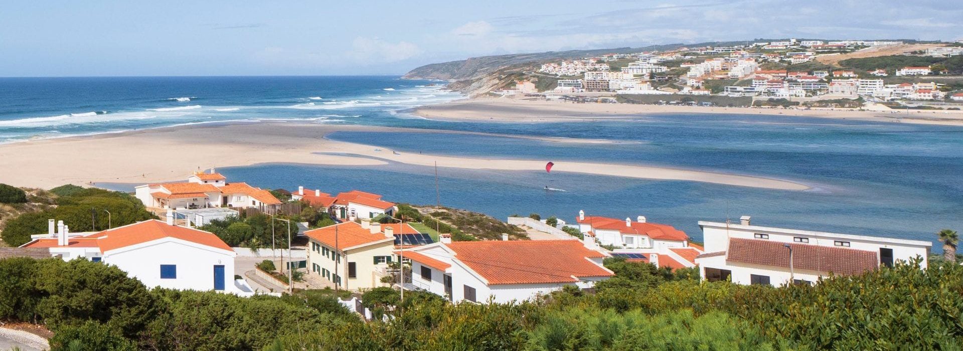 the lagoon of obidos best spot for kitesurfing